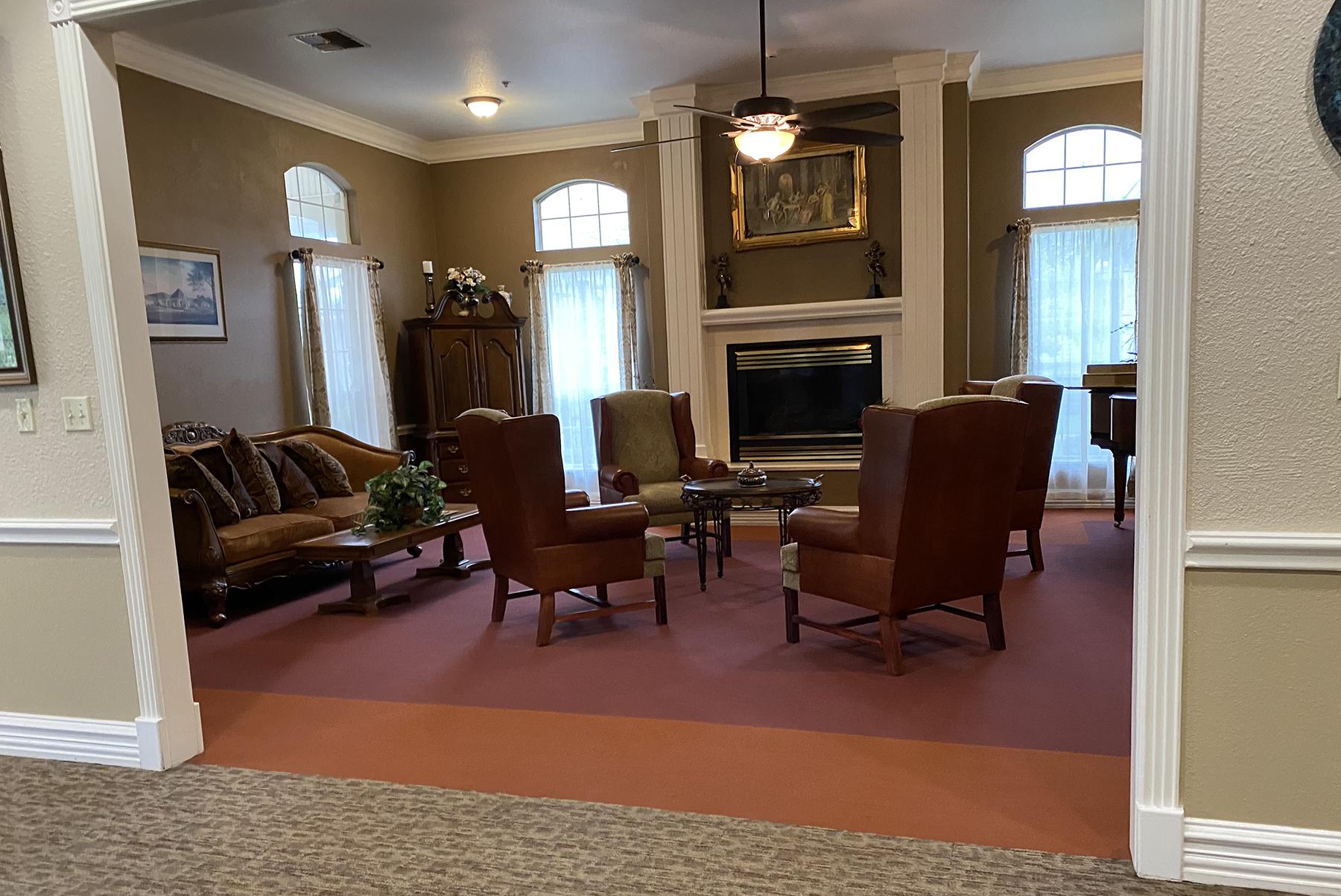 Main living room with comfortable seating